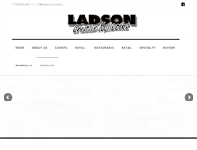 Tablet Screenshot of ladsonmillworks.com